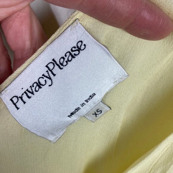 NWT Revolve Privacy Please Yellow Jumpsuit Gansel Size XS New With Tags Bohemian - Picture 4 of 14